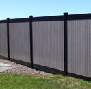 New polyvinyl fence